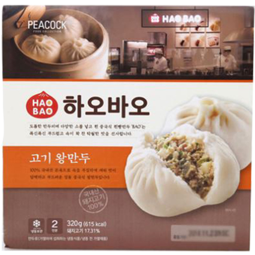 피코크 하오바오 고기 왕만두 320g