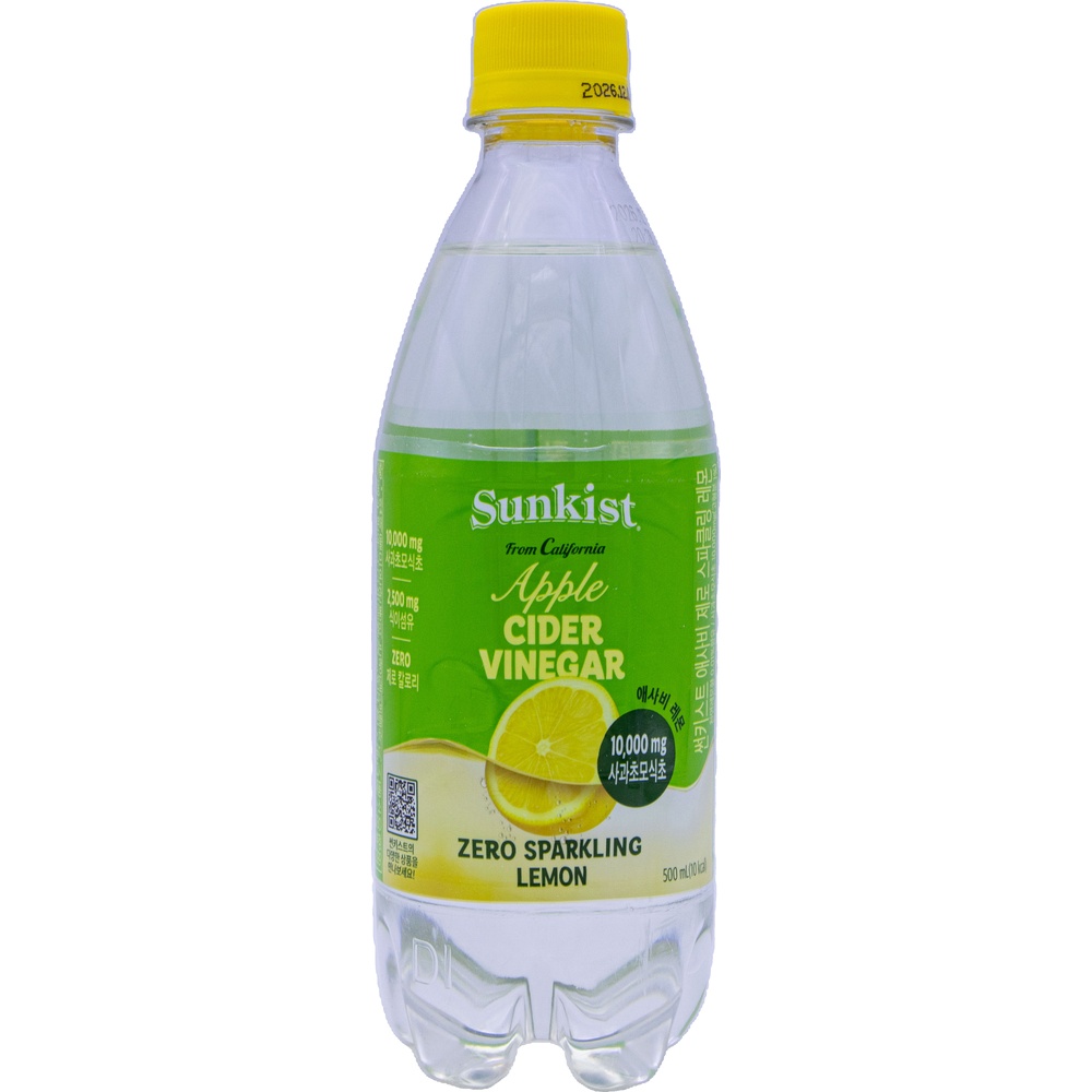 광동 썬키스트 애사비 제로 스파클링 레몬 500mL