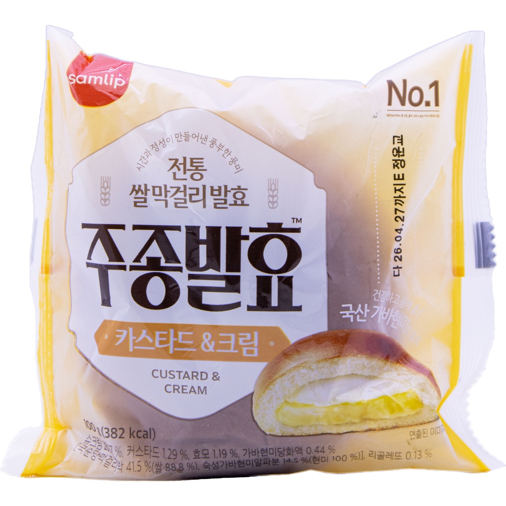 삼립 주종발효 카스타드 크림 100g