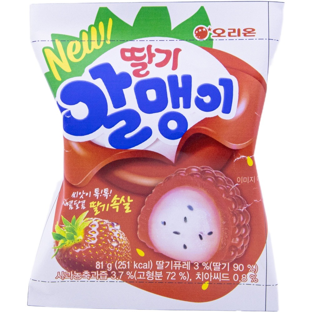 오리온 딸기알맹이 81g