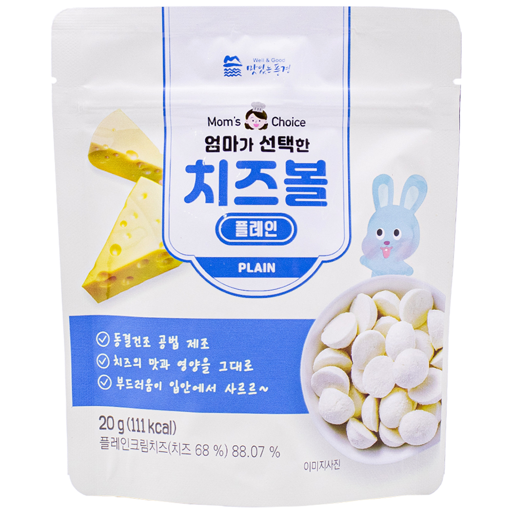 맛있는풍경 엄마가 선택한 치즈볼 플레인 20g