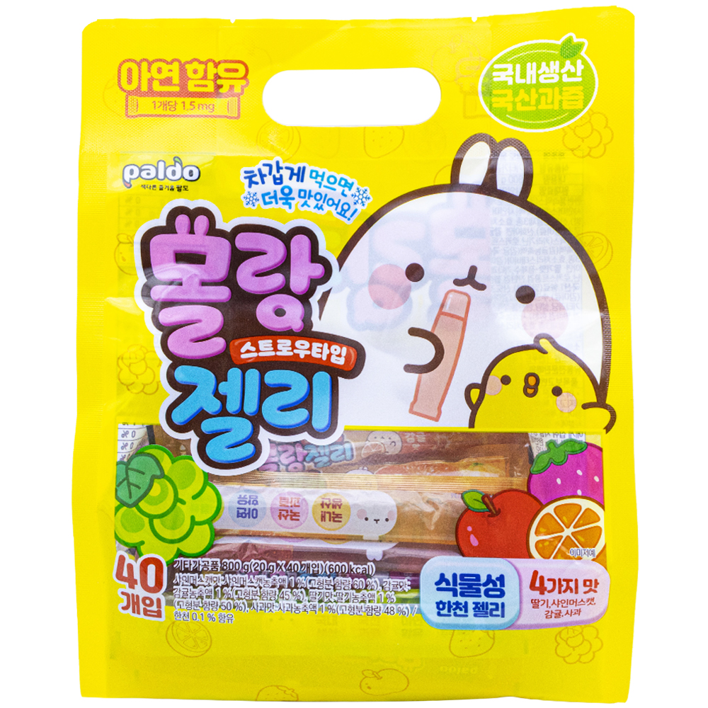 팔도 몰랑 스트로우타입 젤리 감귤맛 20g