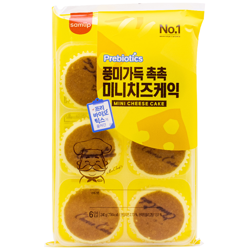삼립 풍미가득 촉촉 미니치즈케익 240g
