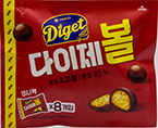오리온 다이제볼 166.4g