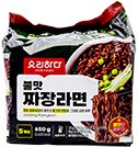 롯데 요리하다 불맛짜장라면 650g