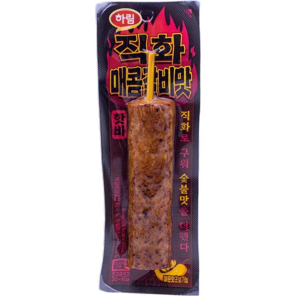 하림 직화 매콤갈비맛 핫바 65g