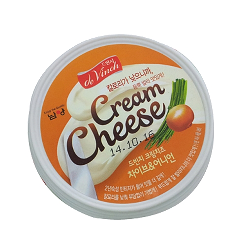 남양 드빈치 크림치즈 차이브&어니언 120g