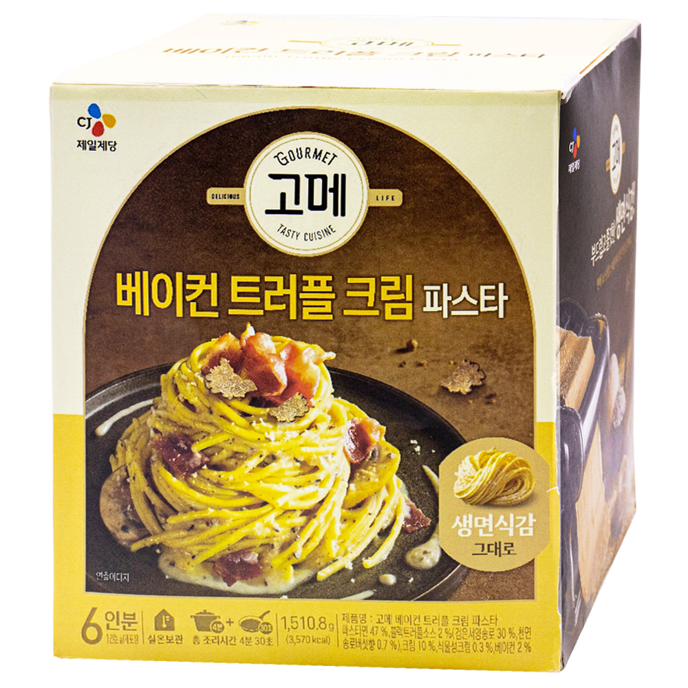 CJ 고메 베이컨 트러플 크림 파스타 1510.8g