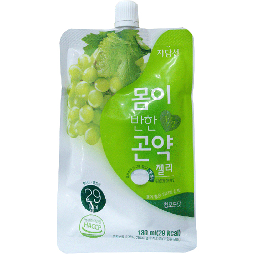 자담선 몸이 반한 곤약 젤리 청포도맛 130ml