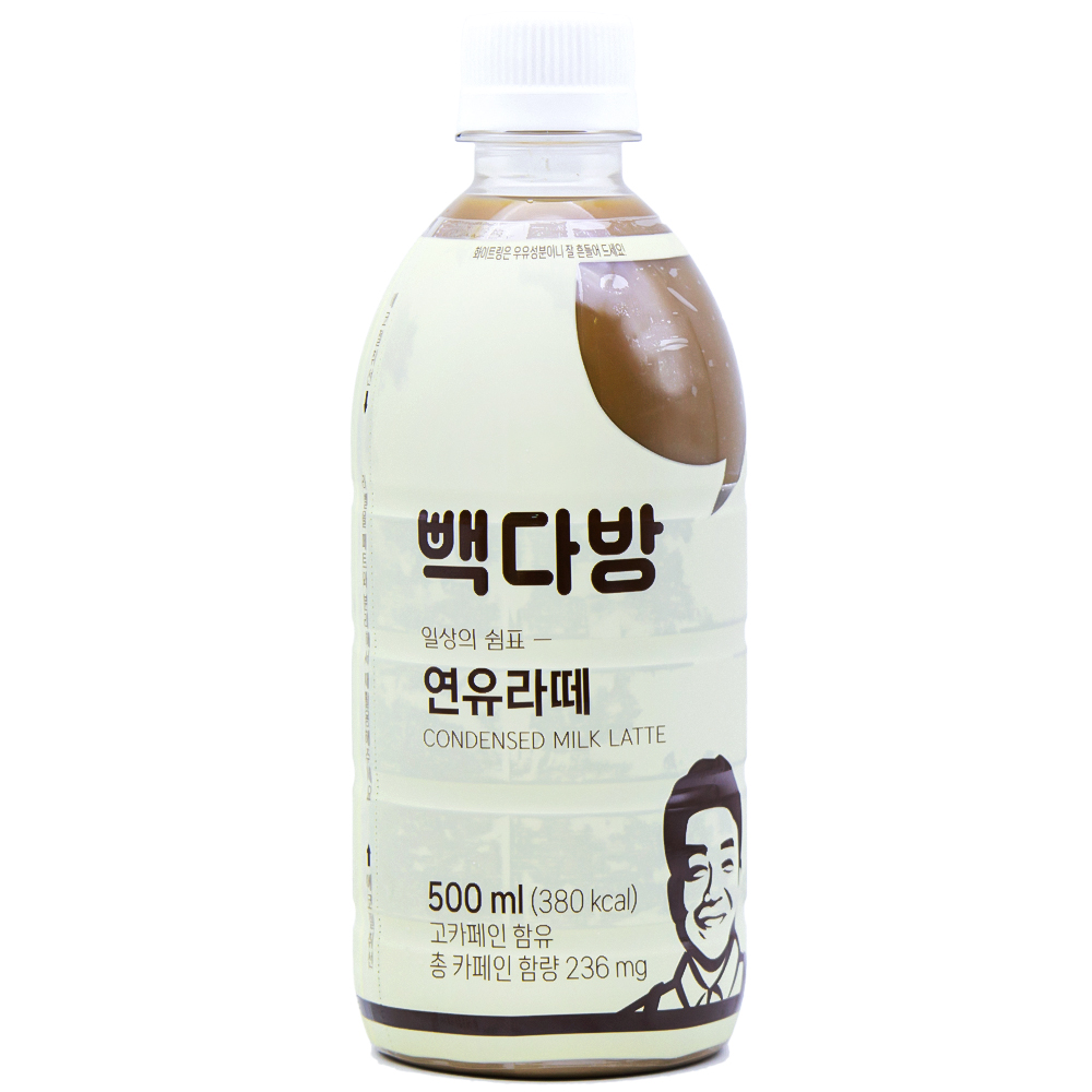 더본 빽다방 연유라떼 500mL