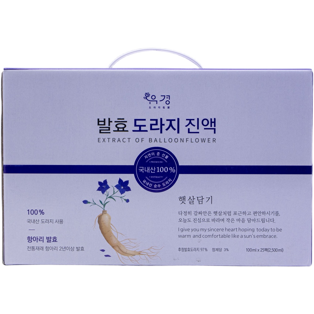 유경식품 햇살담기 발효 도라지 진액 100mL