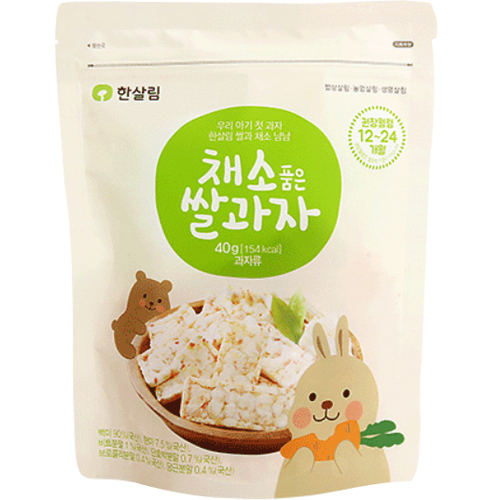 한살림 채소품은쌀과자 40g