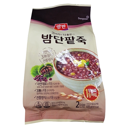 동원 양반 밤단팥죽 570g