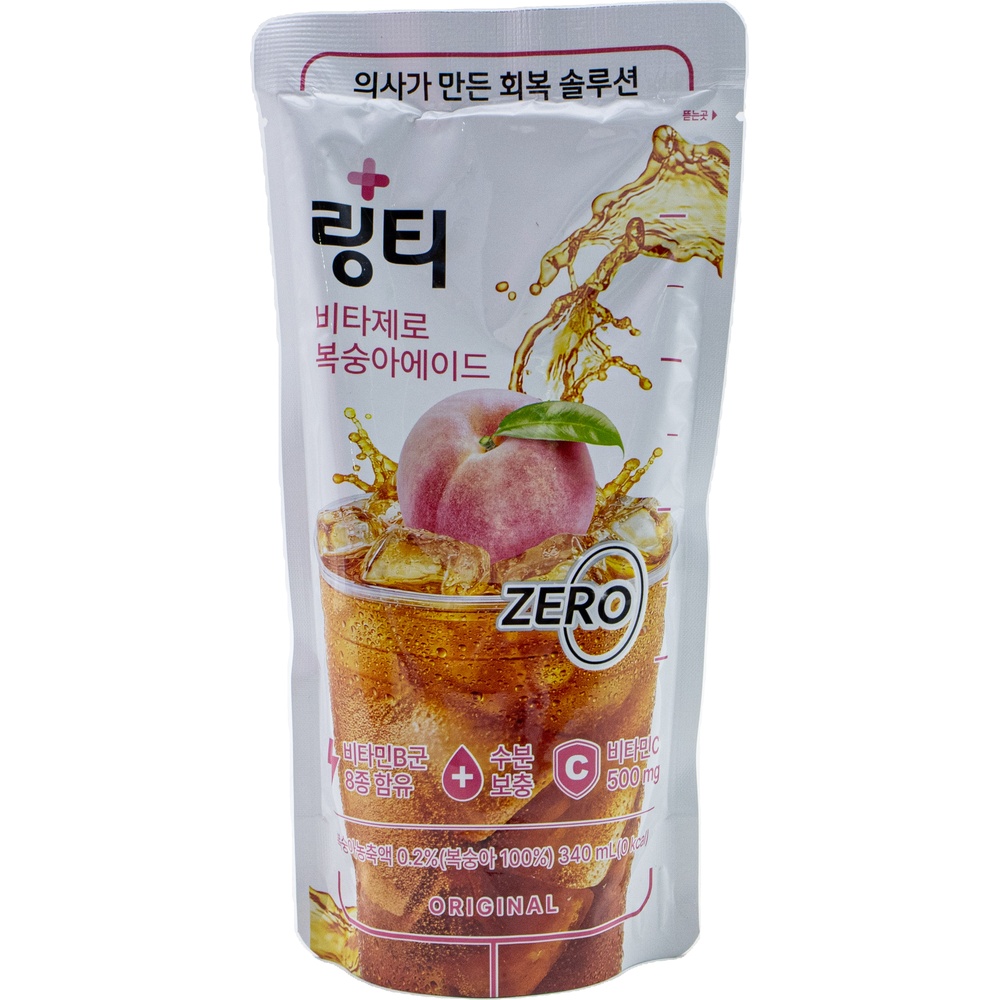 링티 비타제로 복숭아에이드 340mL