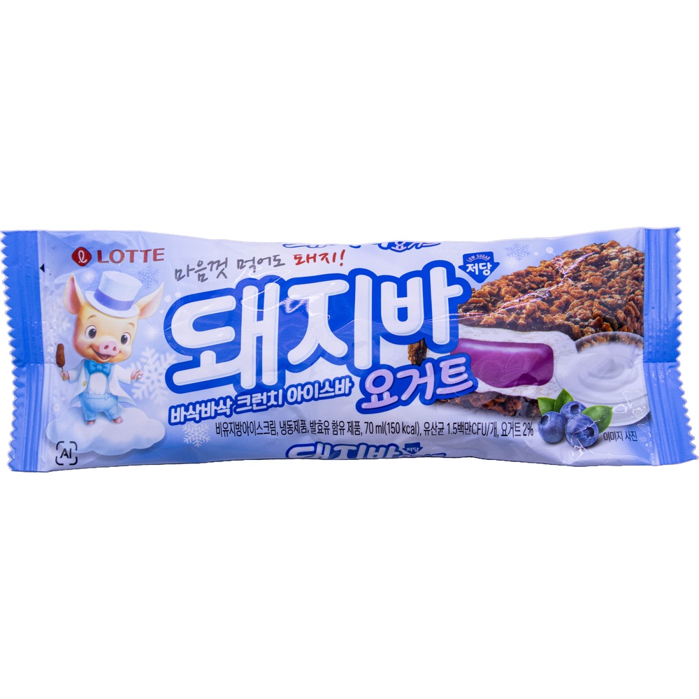 롯데 돼지바 요거트 저당 70mL