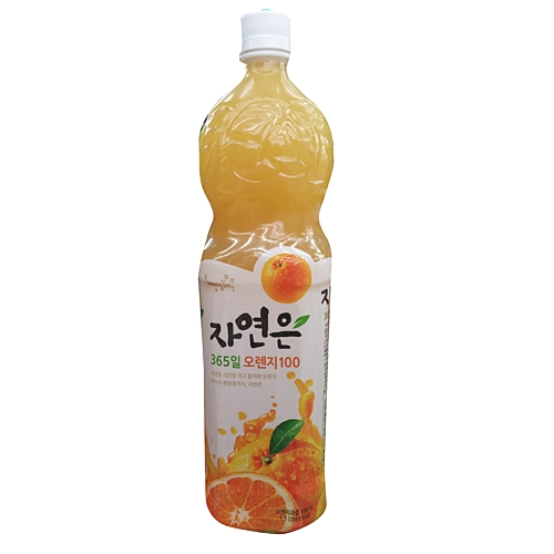 웅진 자연은 365일 오렌지 100 1.5L