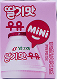 빙그레 딸기맛 우유 미니 120ml