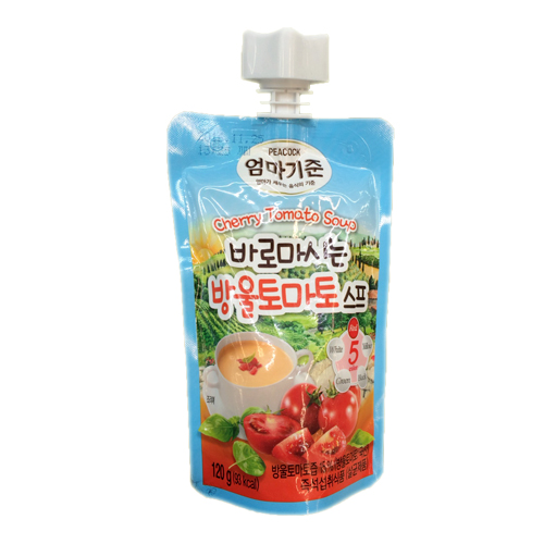 피코크 엄마기준 바로 마시는 방울토마토 스프 120g