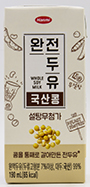 한미 완전두유 국산콩 설탕무첨가 190ml