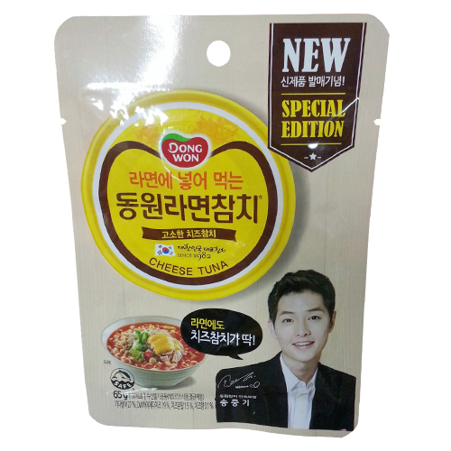 동원 라면에 넣어먹는 동원라면참치 고소한 치즈참치 65g