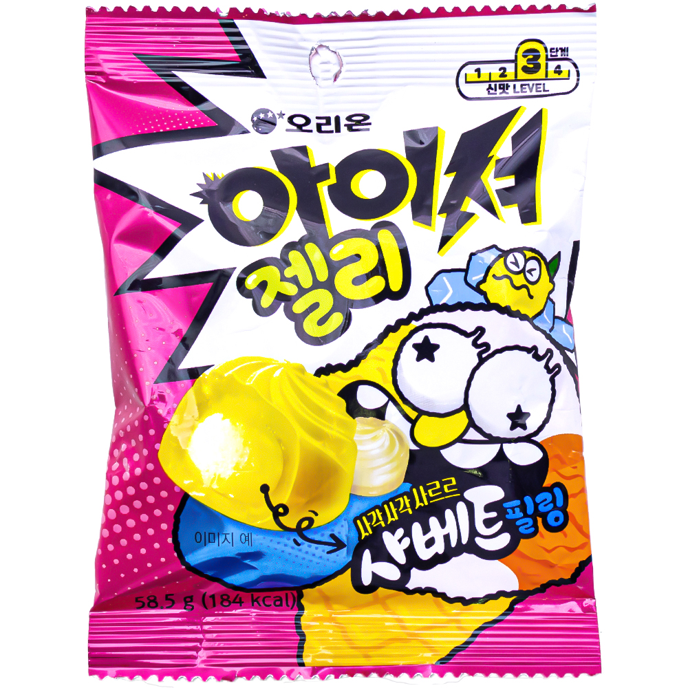 오리온 아이셔 젤리 샤베트필링 58.5g