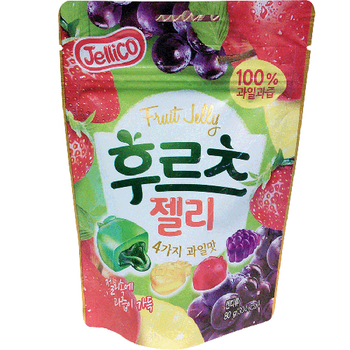 청우식품 젤리코 후르츠젤리 80g