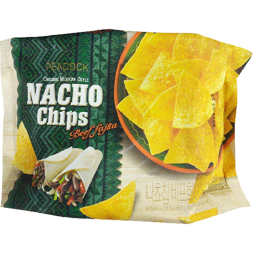 피코크 나쵸칩 비프화이타맛 100g