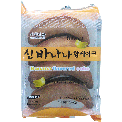 서현식품 신바나나향케이크 130g