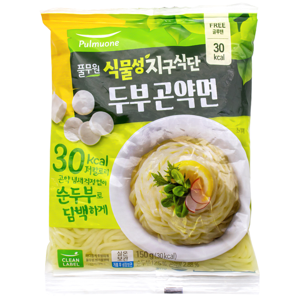 풀무원 식물성 지구식단 두부곤약면 150g