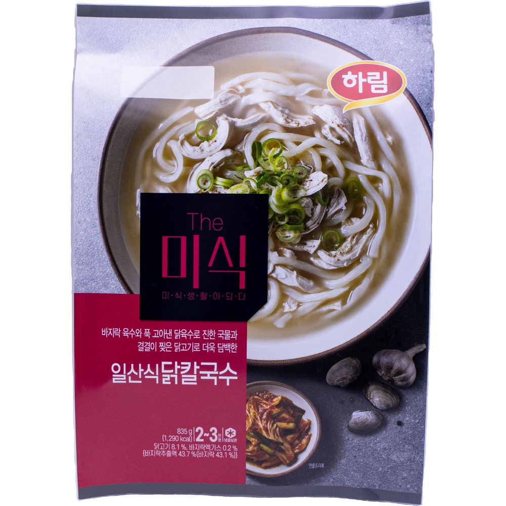 하림 더미식 일산식 닭칼국수 835g