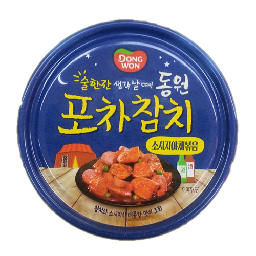동원 포차참치 소시지야채볶음 100g