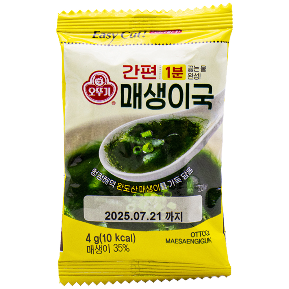 오뚜기 간편 매생이국 4g