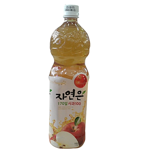 웅진 자연은 170일 사과100 1.5L