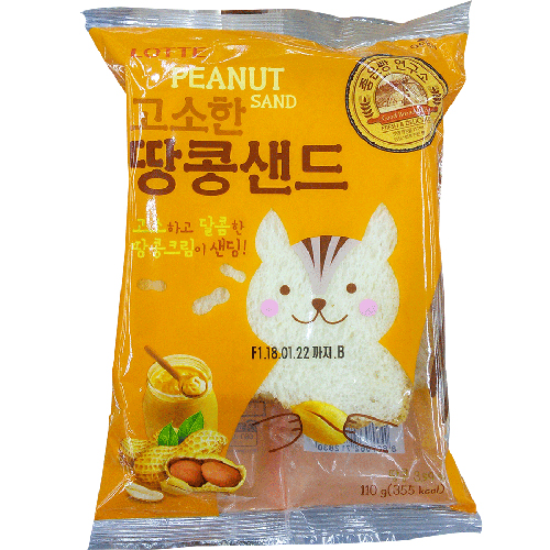 롯데 고소한 땅콩샌드 110g