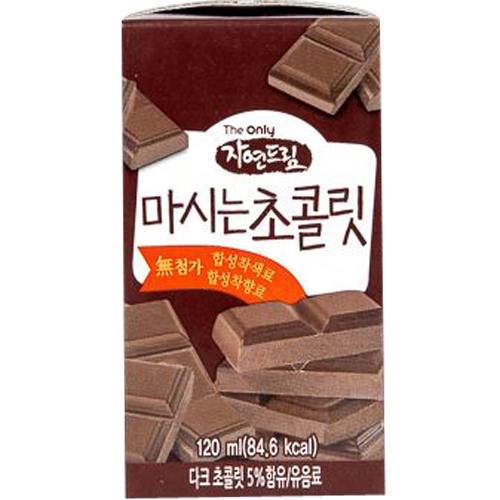 해피푸르츠 자연드림 마시는초콜릿 120ml
