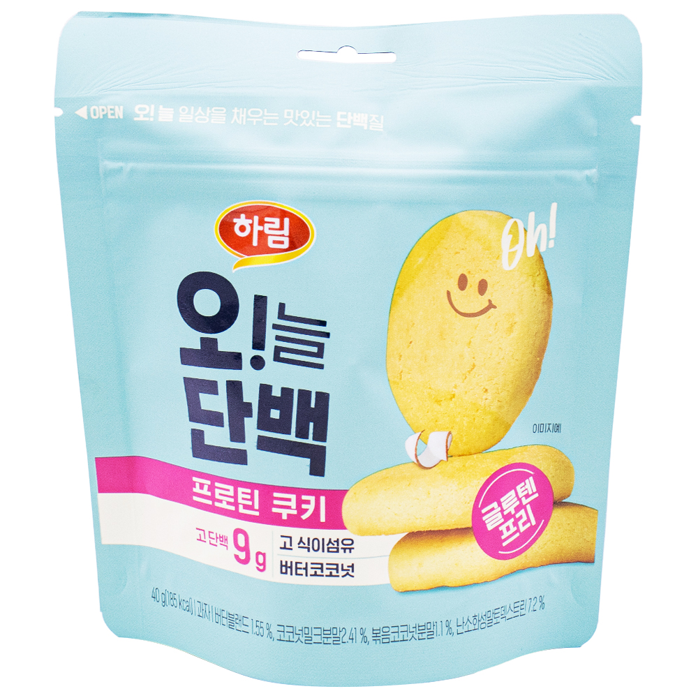 하림 오늘단백 프로틴 쿠키 버터코코넛 40g