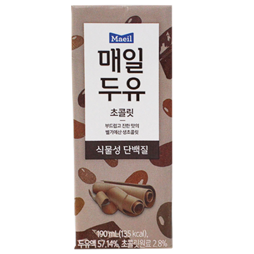 매일두유 초콜릿 190ml