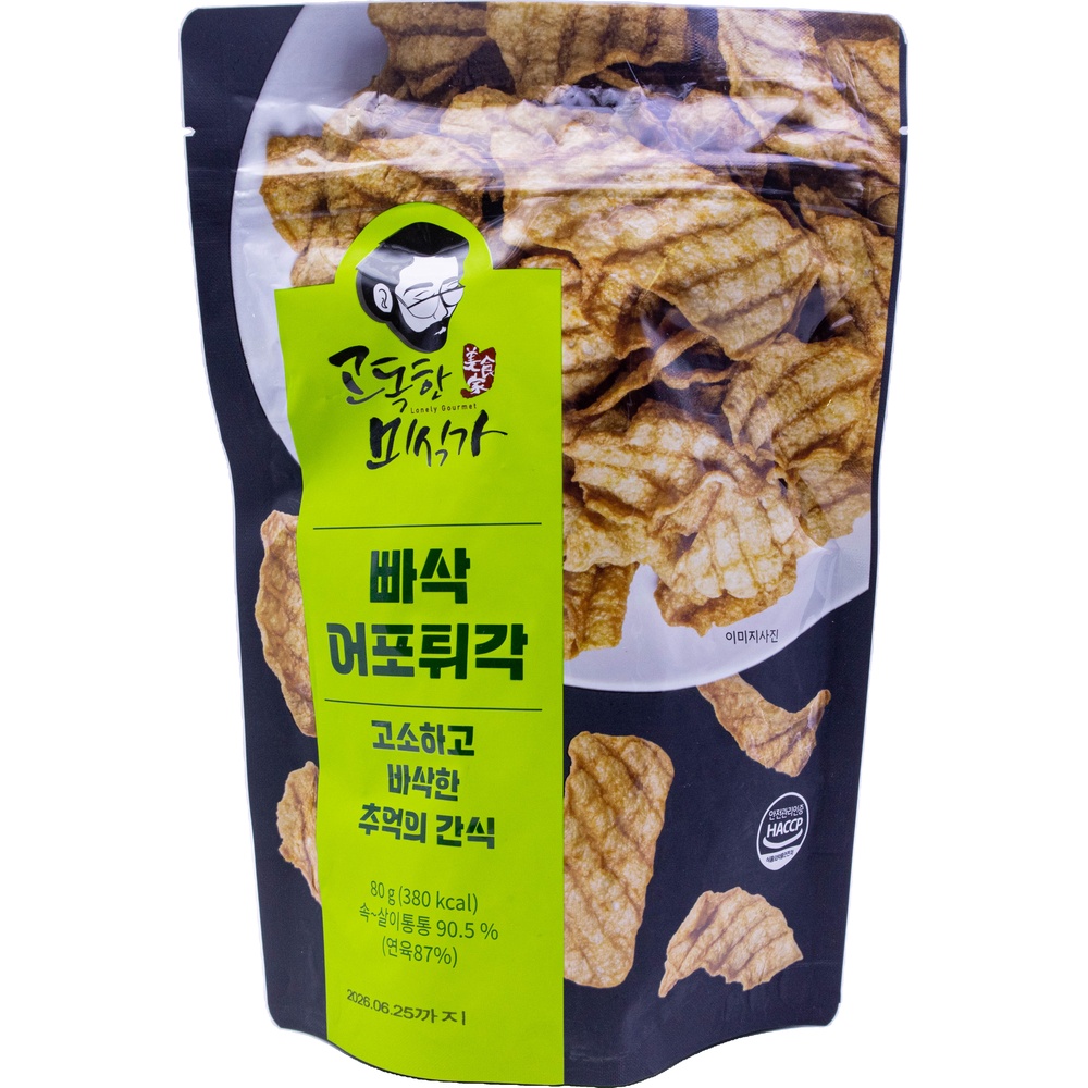 제이에스푸드랩 고독한미식가 빠삭 어포튀각 80g