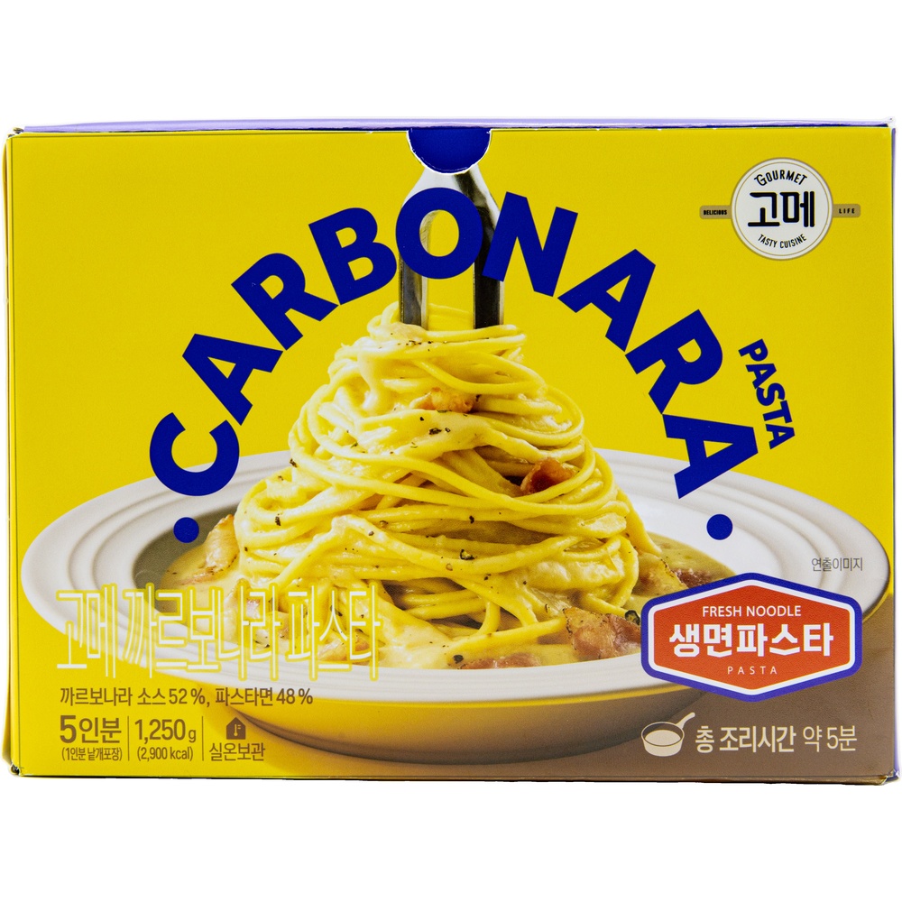 CJ 고메 까르보나라 파스타 250g