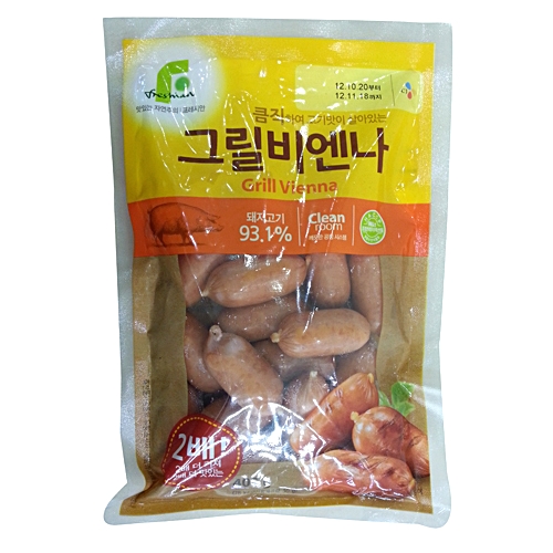 백설 그릴비엔나 320g