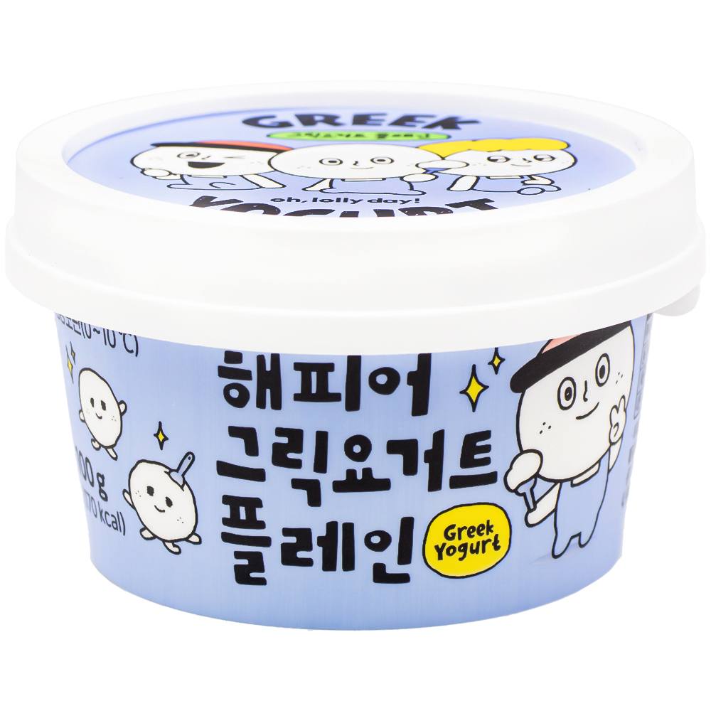 서울에프엔비 해피어 그릭요거트 플레인 100g