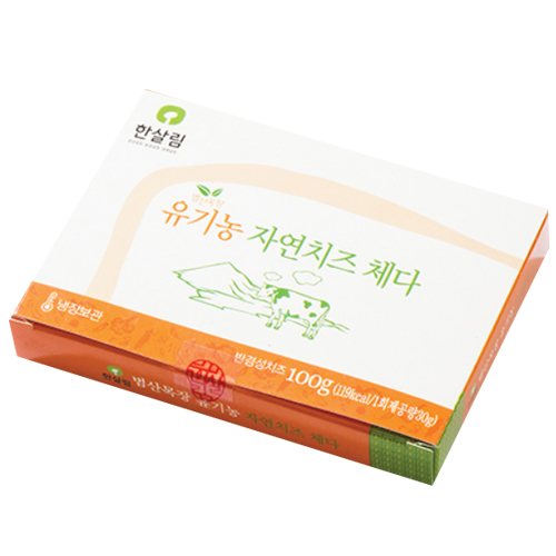 한살림 범산목장 유기농 자연치즈 체다 100g