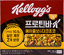 농심 켈로그 프로틴바K 헤이즐넛&다크초코 40g