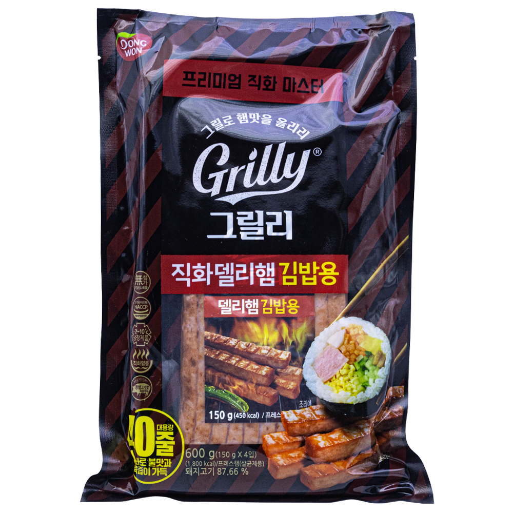 동원 그릴리 직화델리햄 김밥용 600g
