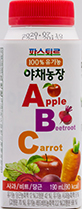 롯데 파스퇴르 100% 유기농야채농장 ABC 190ml
