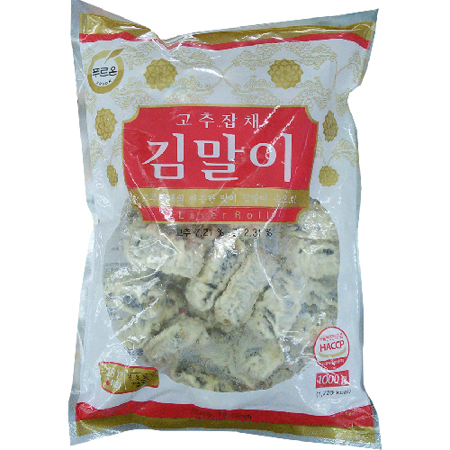 푸르온 고추잡채 김말이 1kg