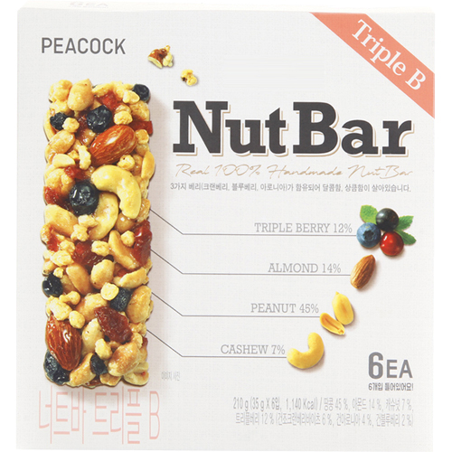 피코크 너트바 트리플 B 210g