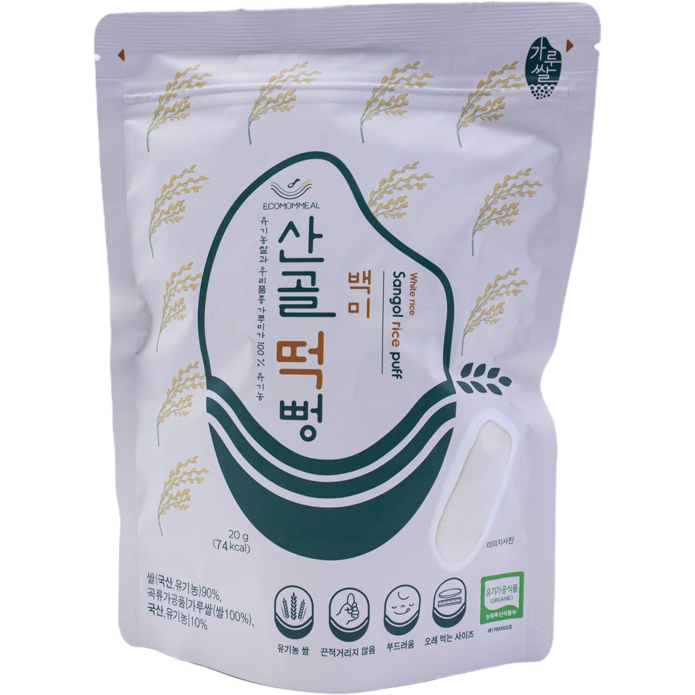 산골이유식 산골 떡뻥 백미 20g