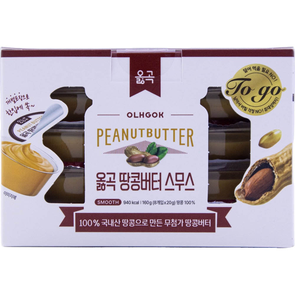 반석산업 옳곡 땅콩버터 스무스 20g