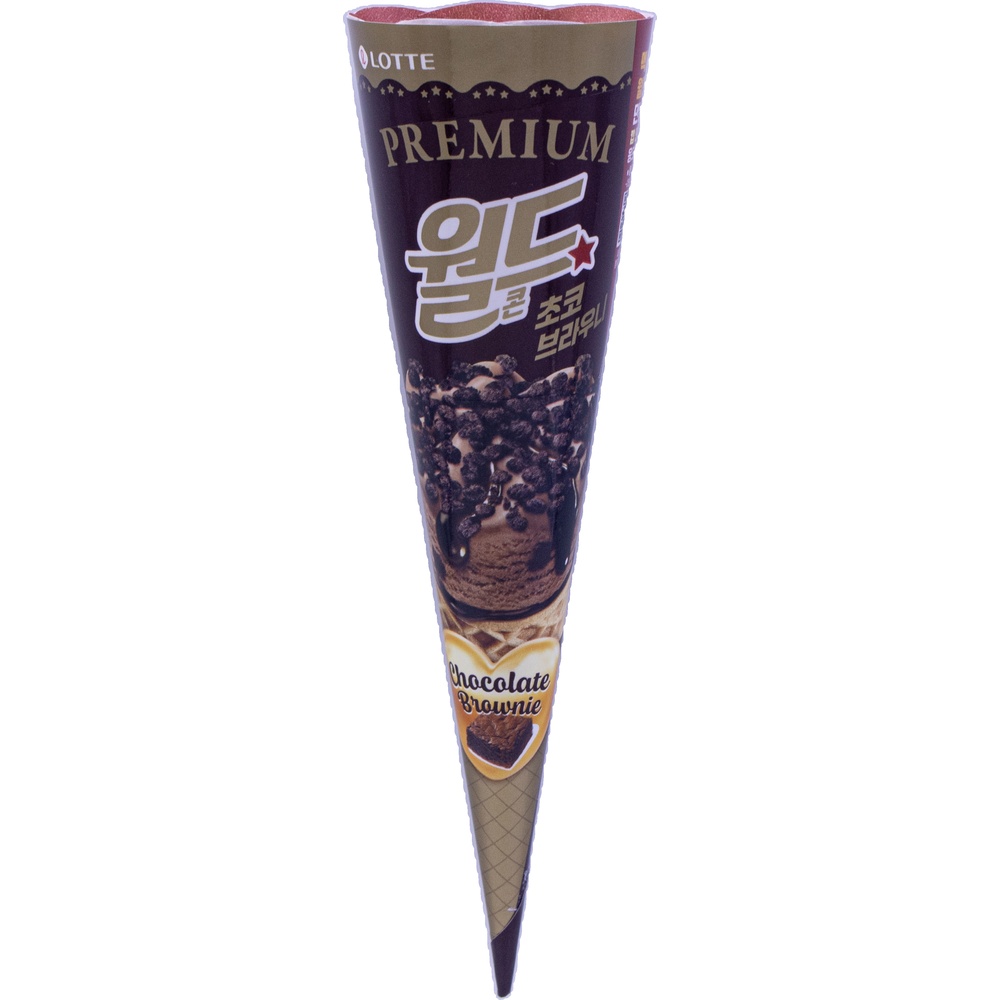 롯데 월드콘 초코 브라우니 160mL